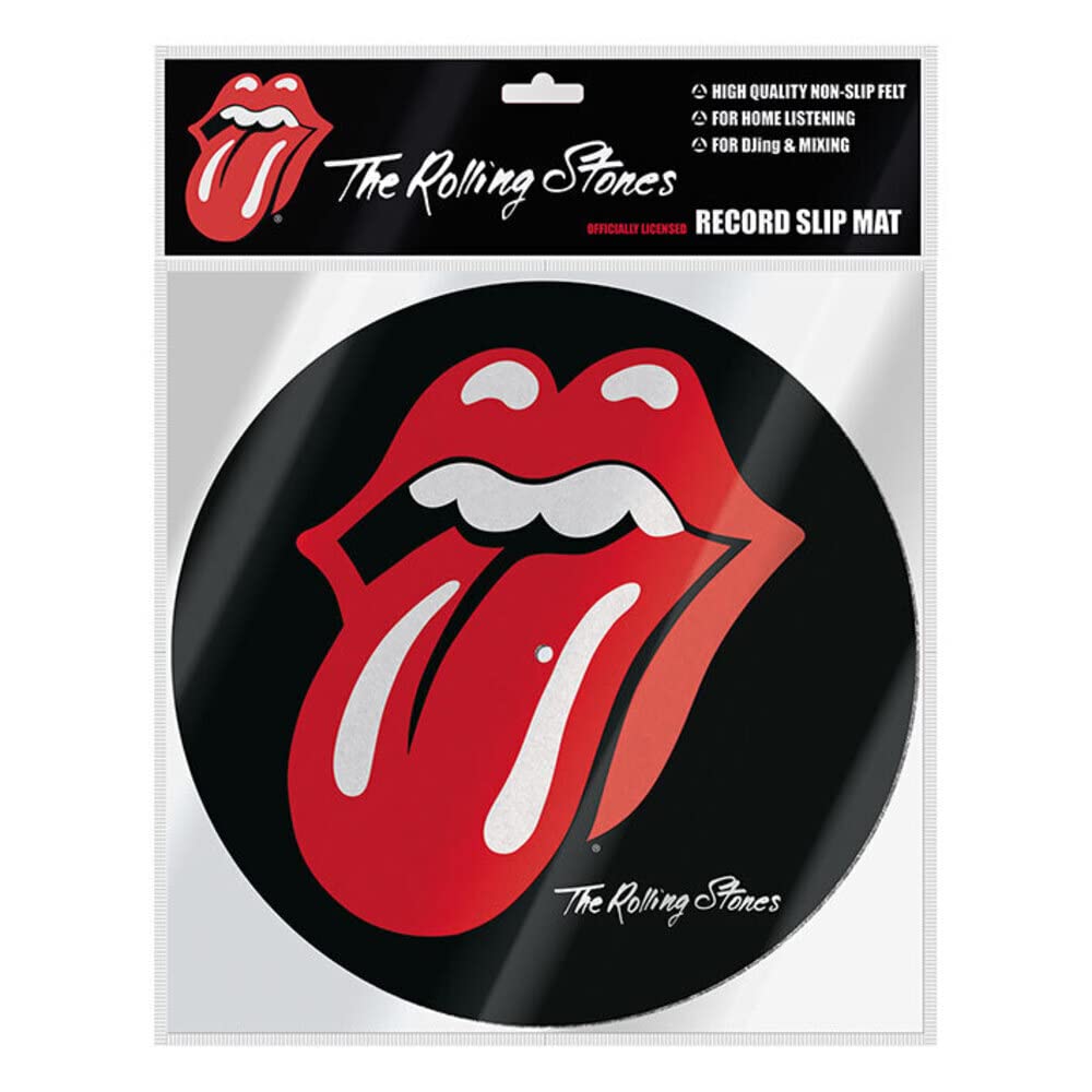 Pyramid The Rolling Stones Logo Record Slip Mat Black