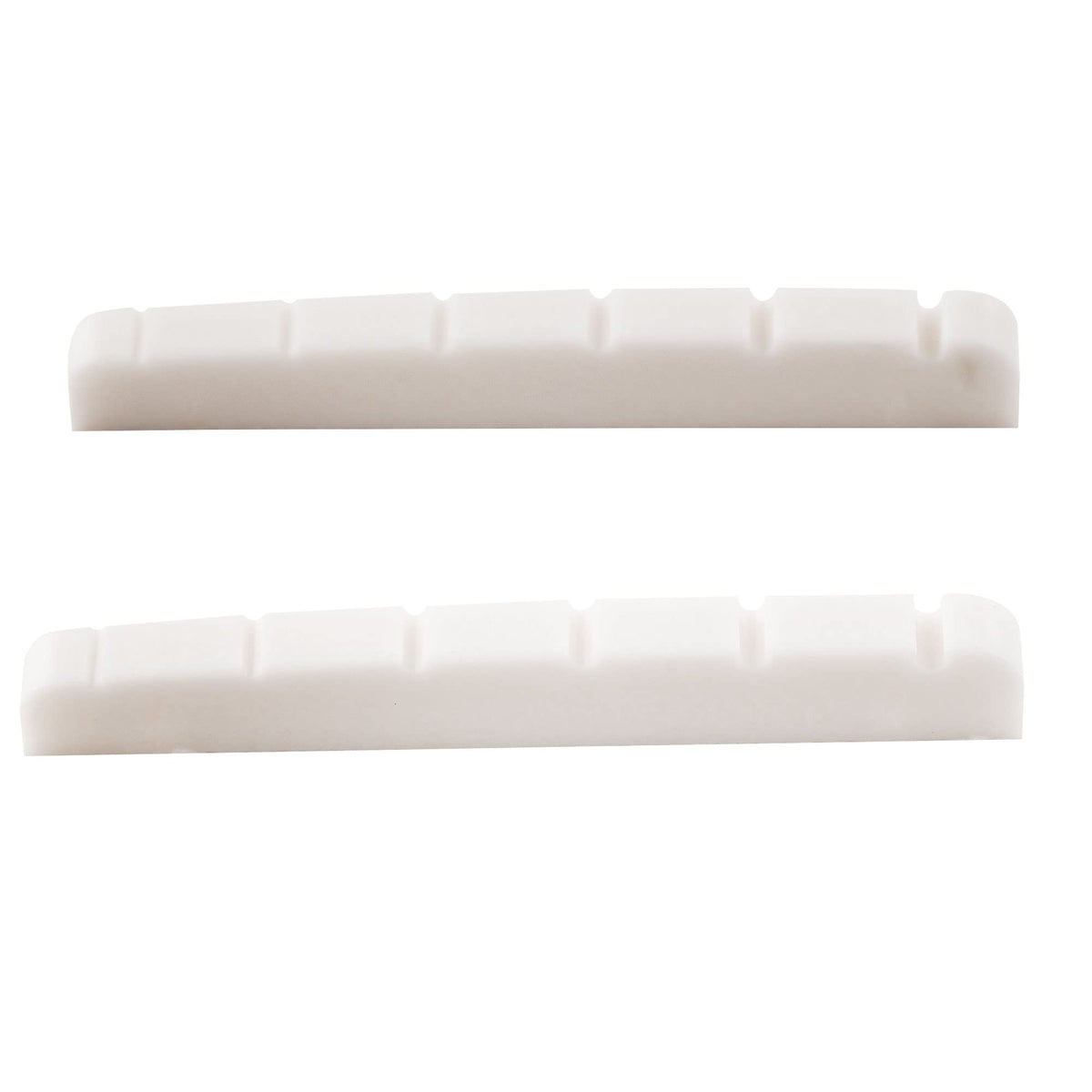 Musiclily Pro Urea Resin Plastic Slotted 42Mm Strat Tele Electric Guitar Nuts Flat Bottom For 6-String Stratocaster/Telecaster G