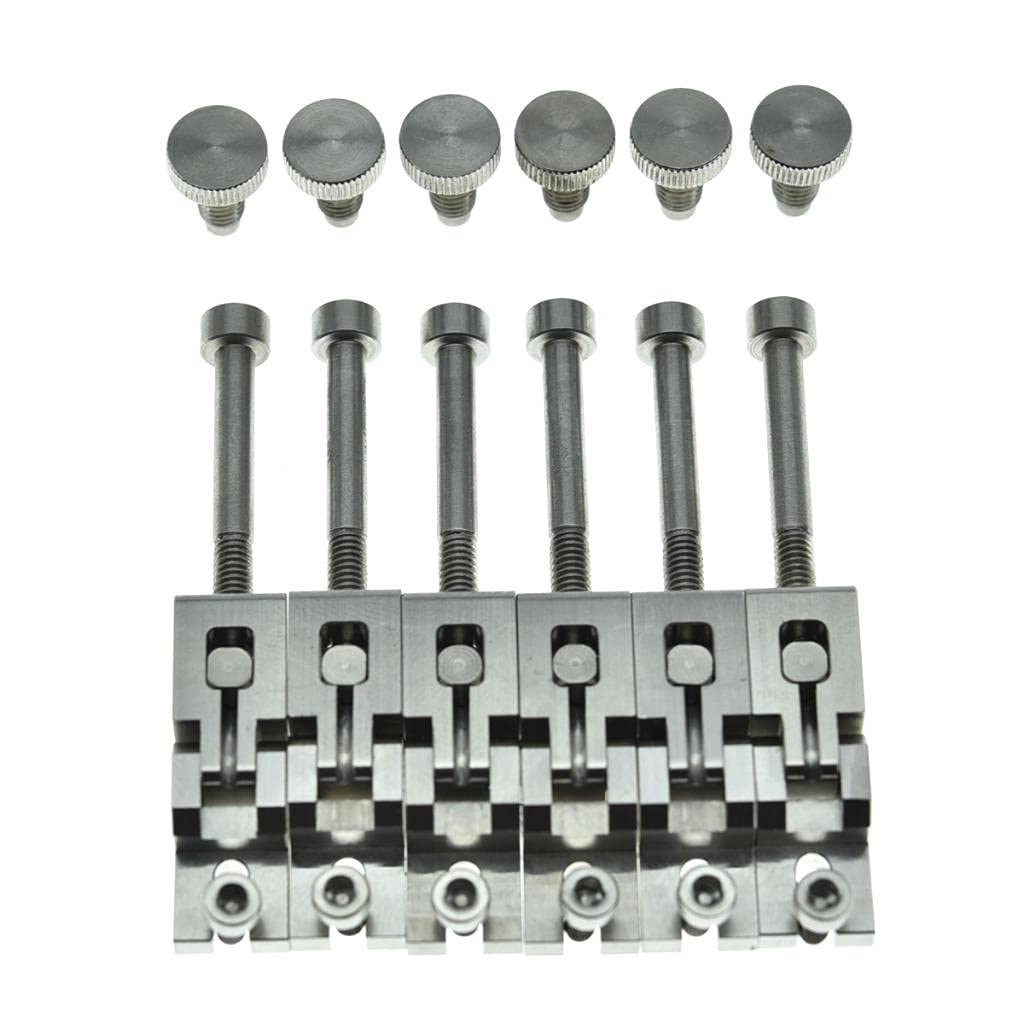 Kaish Guitar Stainless Steel Double Locking Tremolo Bridge Saddles And Screws For Floyd Rose Tremolos