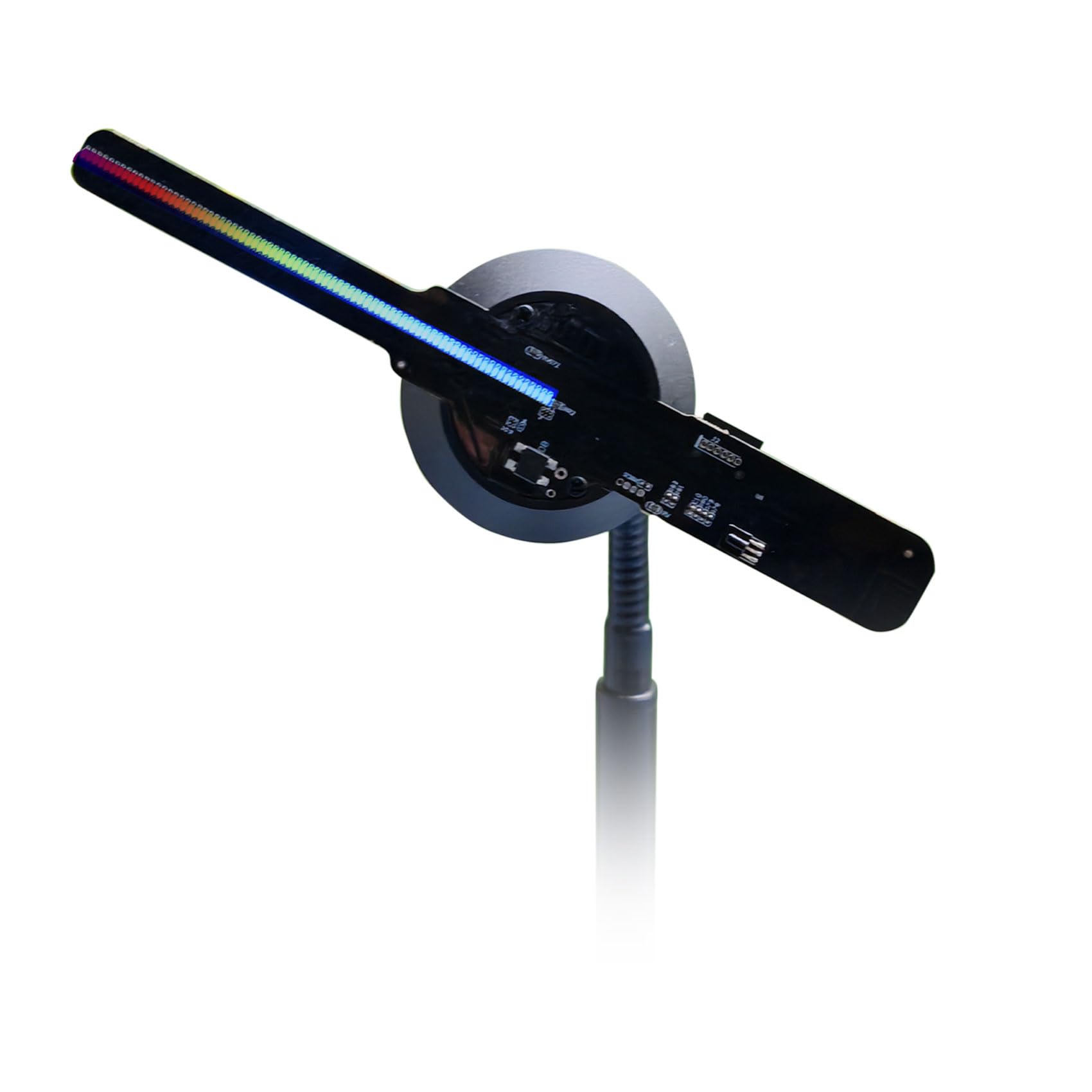 Missyou 3D Hologram Fan,16CM WiFi Bluetooth Hologram Fan Projection 3D Video Upgrade Advertising Display Fan 6.3