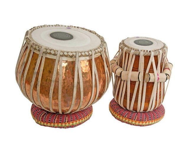 Copper Tabla Set Pro Bayan Copper, Dayan Sheesham Wood