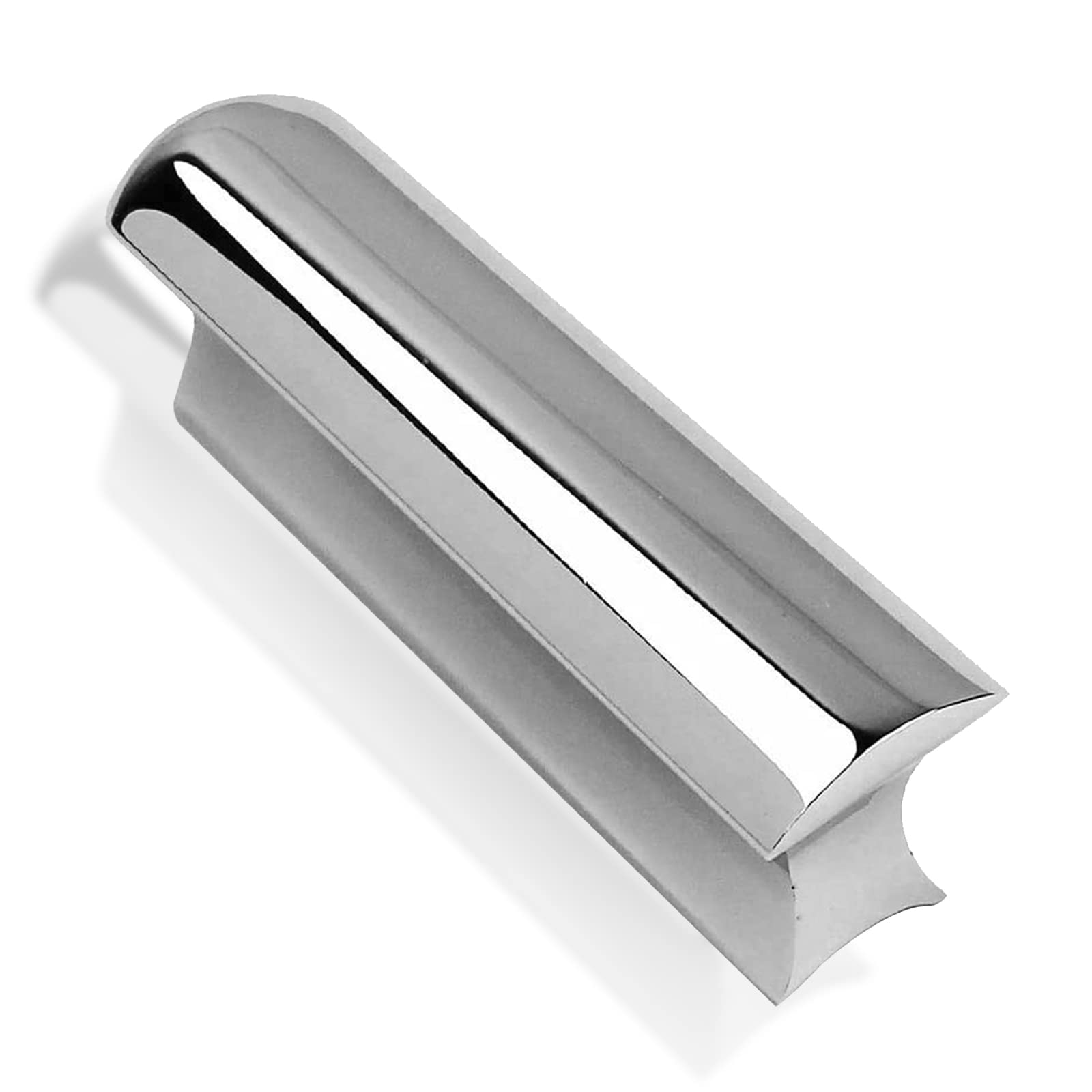 Cheerock Electric Guitar Solid Steel Slide Tone Bar, Polished Metal Guitar Slide, Electric Guitar Accessories, Steel Guitar Bar