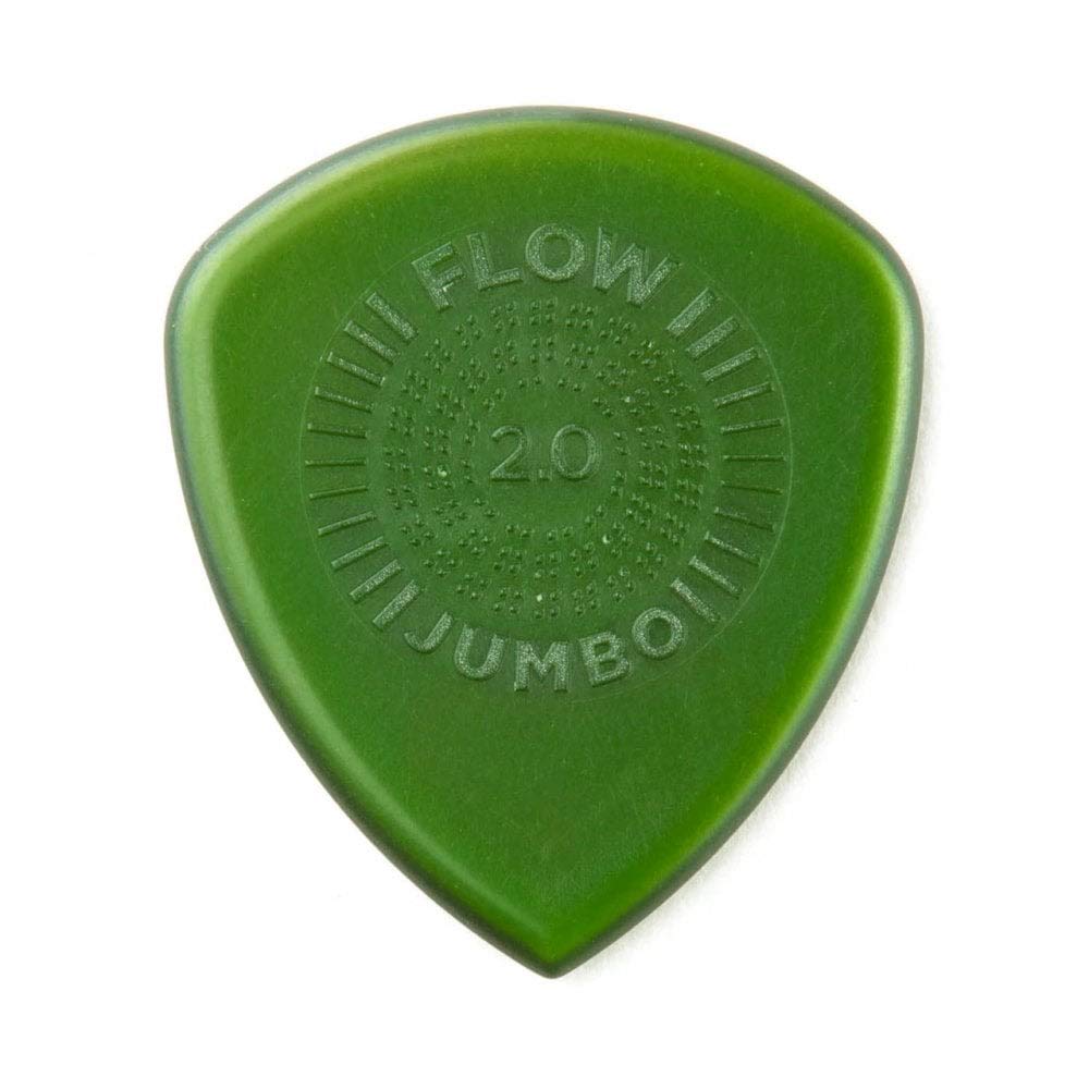 Jim Dunlop Flow Jumbo Grip Pick 2.0MM - 3 Pack