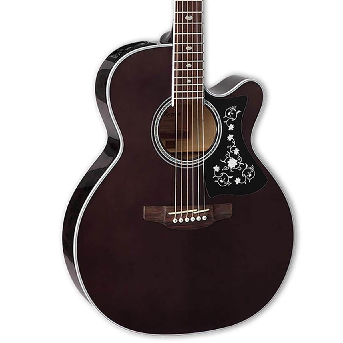 Takamine GN75CE TBK NEX Cutaway Acoustic-Electric Guitar, Transparent Black