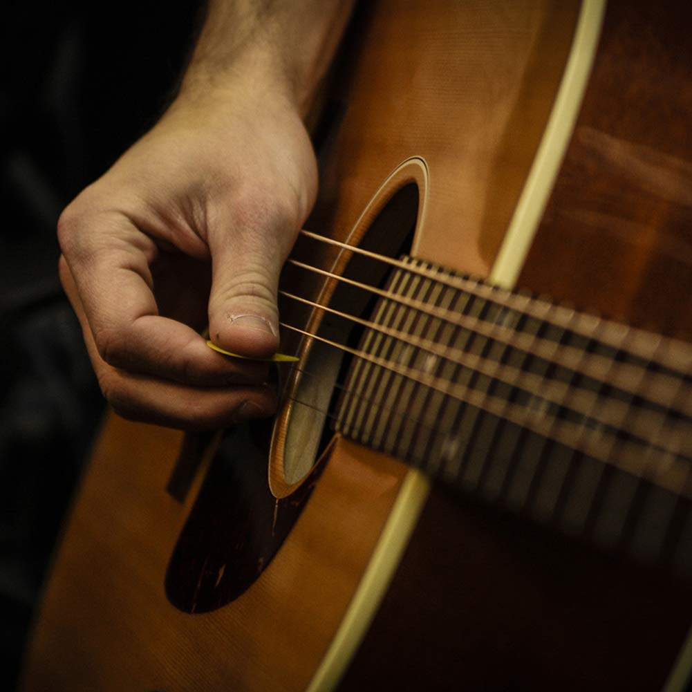 Guitar Picks,150 Pcs Guitar Picks Sampler Value Pack, Includes Thin, Medium & Heavy Gauges 3 Sizes for Acoustic Guitar