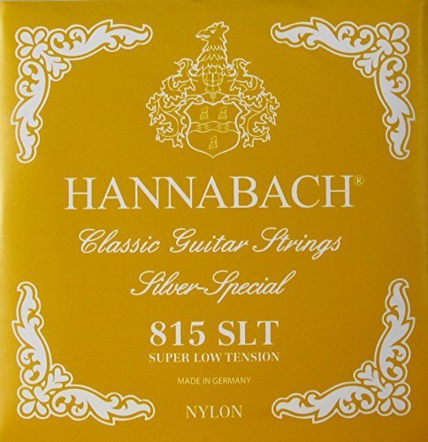Hannabach Classical Guitar Super Low Tension Nylon/Silver, 815-Slt