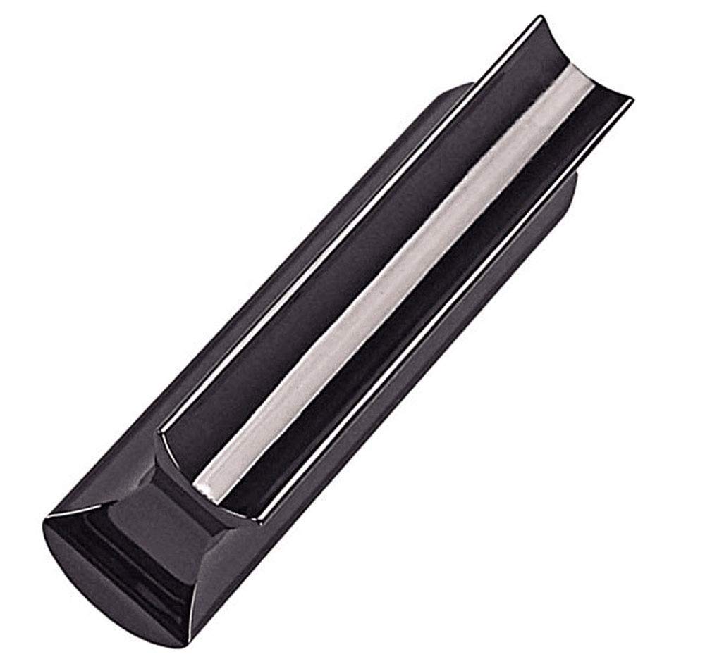 Tzong Instrument Accessories Hawaii Metal Tone Bar Guitar Slide Bass Lap Slide Bar (Black)