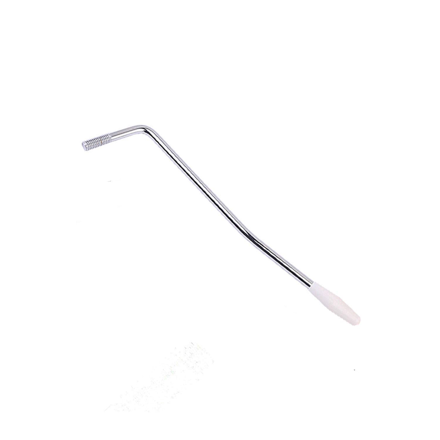 LGEGE 6MM Thread Tremolo Arm Wammy Bar Suitable for Fender for Fender Squier Stratatocaster Electic Guitar 6MM Thread with White