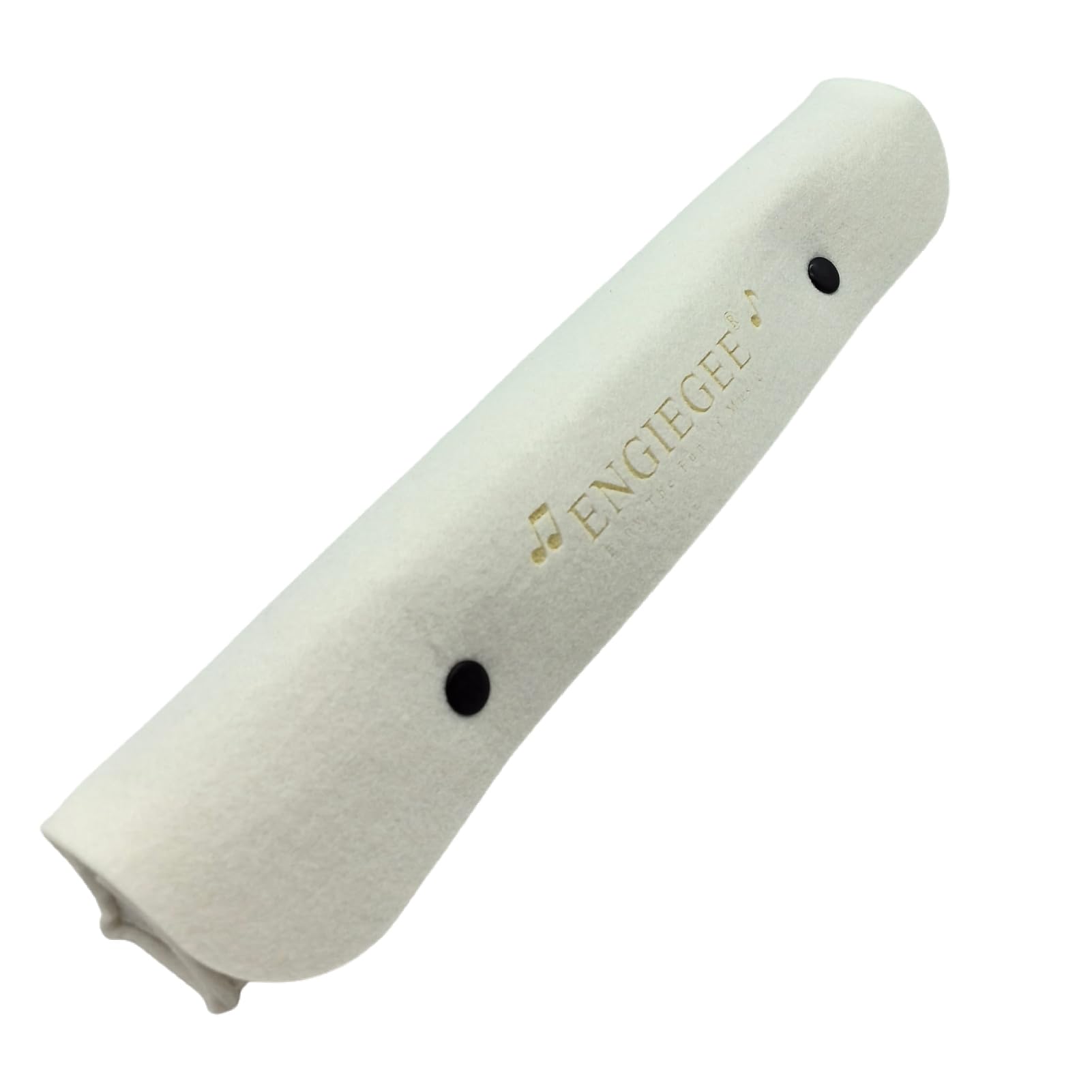 ENGIEGEE Felt Gift Case Bag for Soprano Descant Recorder Instrument or Kids Music Flute, Cream White