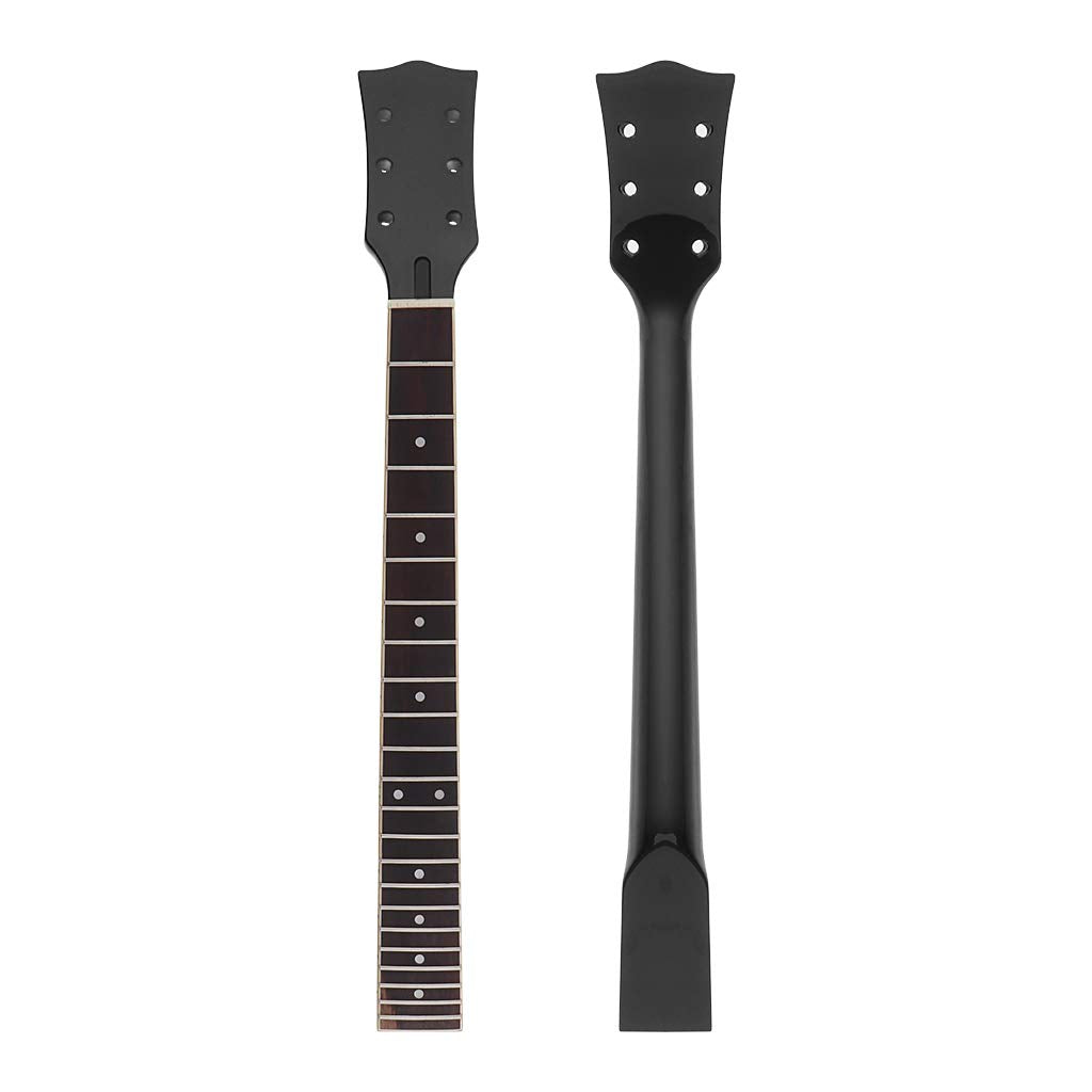Alnicov Electric Guitar Neck Diy For Gibson Lp Guitars Parts Replacement 22 Fret Maple Neck Rosewood Fretboard With White Dots I