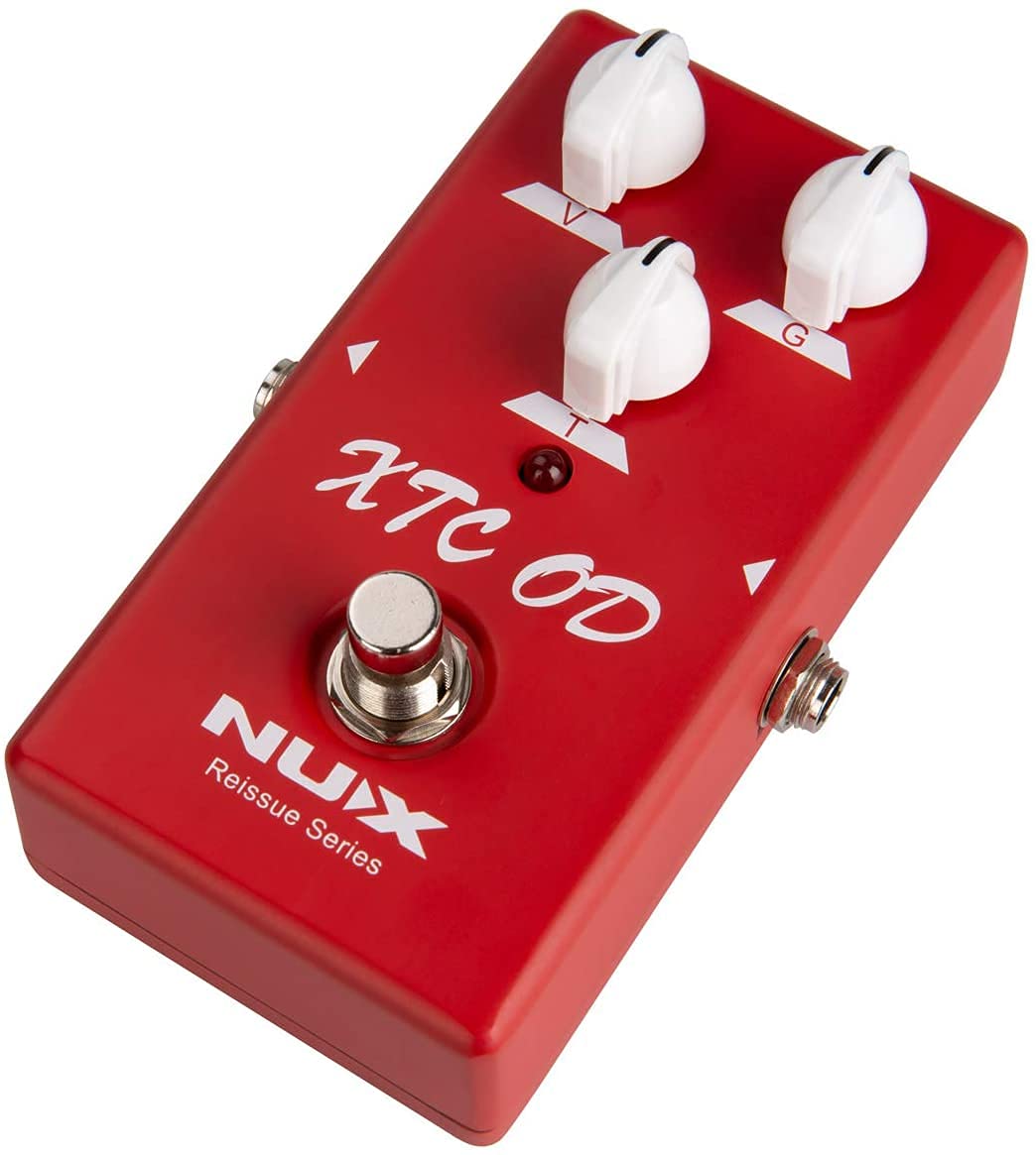 NUX XTC OD Overdrive Pedal Bundle with 2 MXR Patch Cables