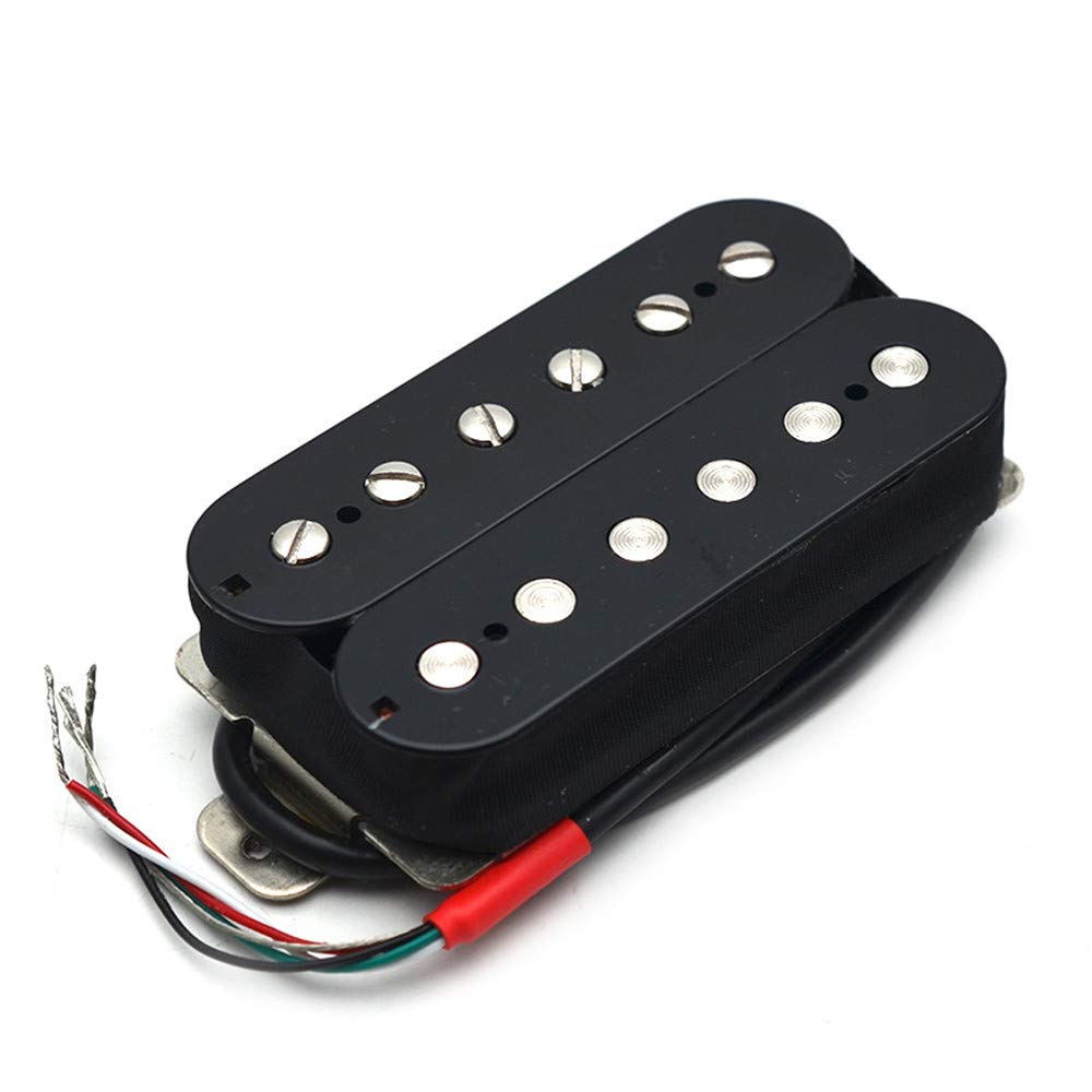 SAPHUE Alnico 5 Humbucker Pickup Double Coil Electric Guitar Pickups Set with Neck and Bridge with Prewired and Screws Parts Acc