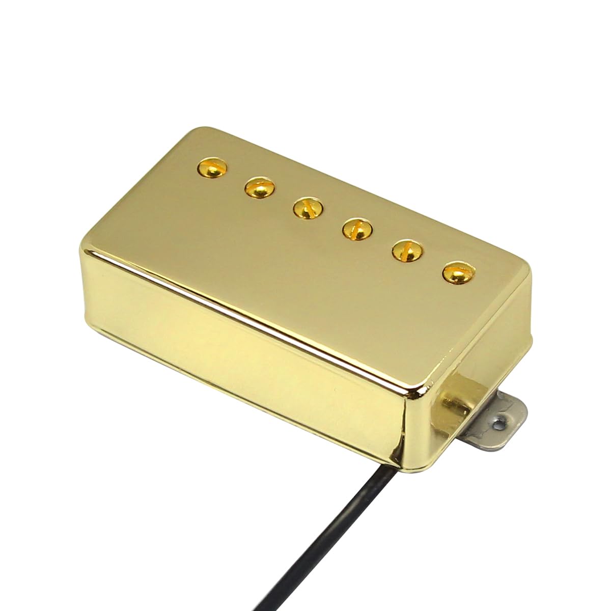 FLEOR Humbucker Pickup Ceramic Guitar Neck Pickup Golden Fit LP Style Electric Guitar