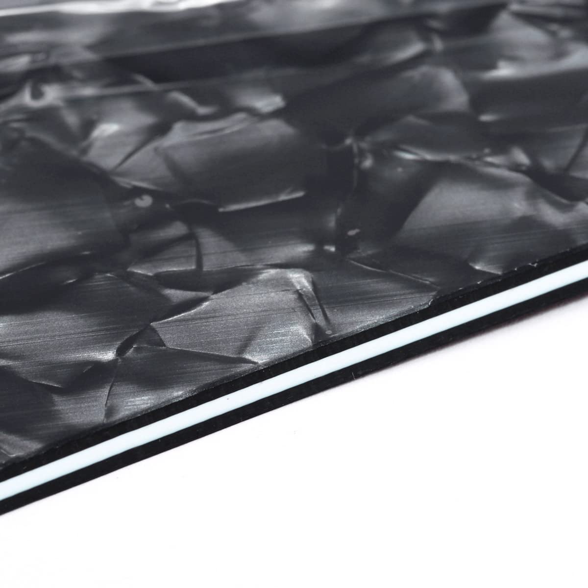 Musiclily Pro 11 Holes Single Covered Humbucker Strat Pickguard for USA/Mexico Fender Tom Delonge Strat Style Electric Guitar, 4