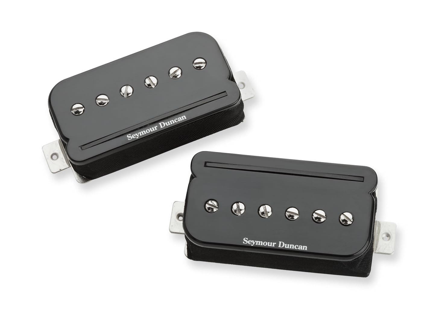 Seymour Duncan Black P-Rails Humbucker Set - Electric Guitar Pickup, Versatile Humbucker, Strat, And P90 Tone