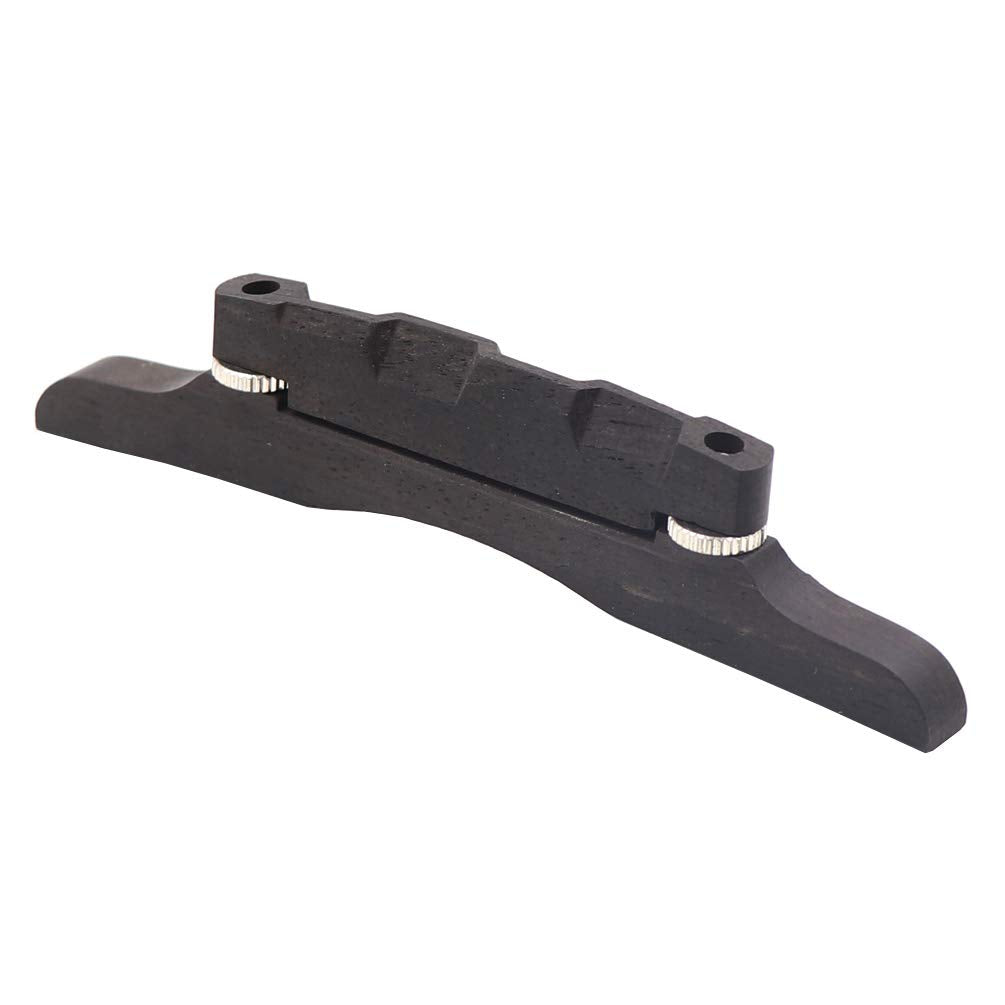 Disens Ebony Mandolin Bridge Adjustable Guitar Strings Bridges Compensated Guitar Replacement Parts & Accessories