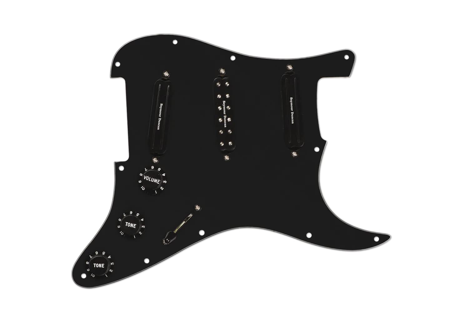 Seymour Duncan Pickgrd Assy, Dave Murray, Black Black
