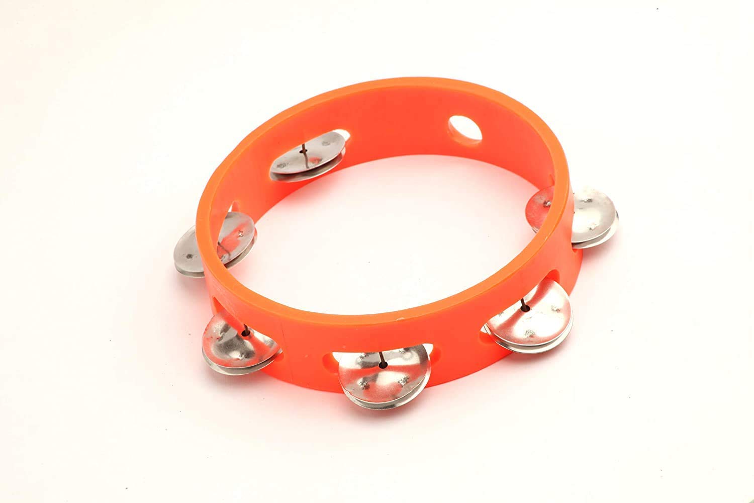 Gosaimusical Tambourine Hand Percussion Musical Instrument 7 Inch Without Skin/Head Khanjari Dafli Indian Musical Instrument