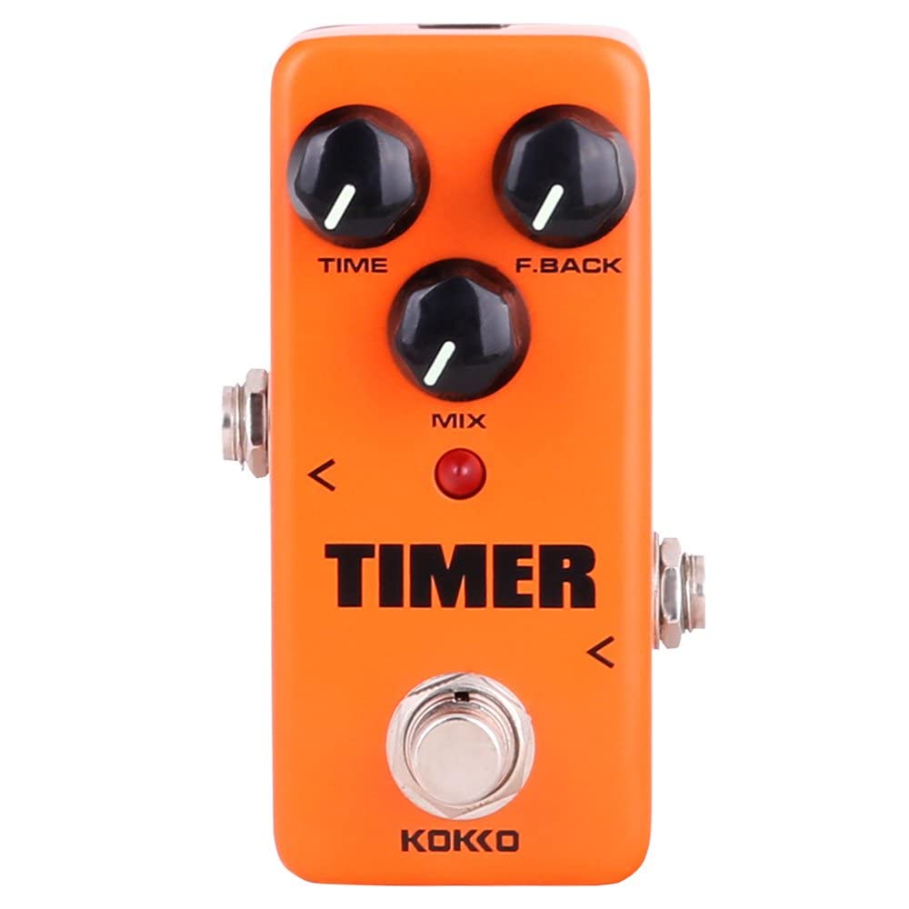 Guitar Mini Effects Pedal Timer - Digital Delay Effect Sound Processor Portable Accessory For Guitar And Bass, Exclude Power Ada