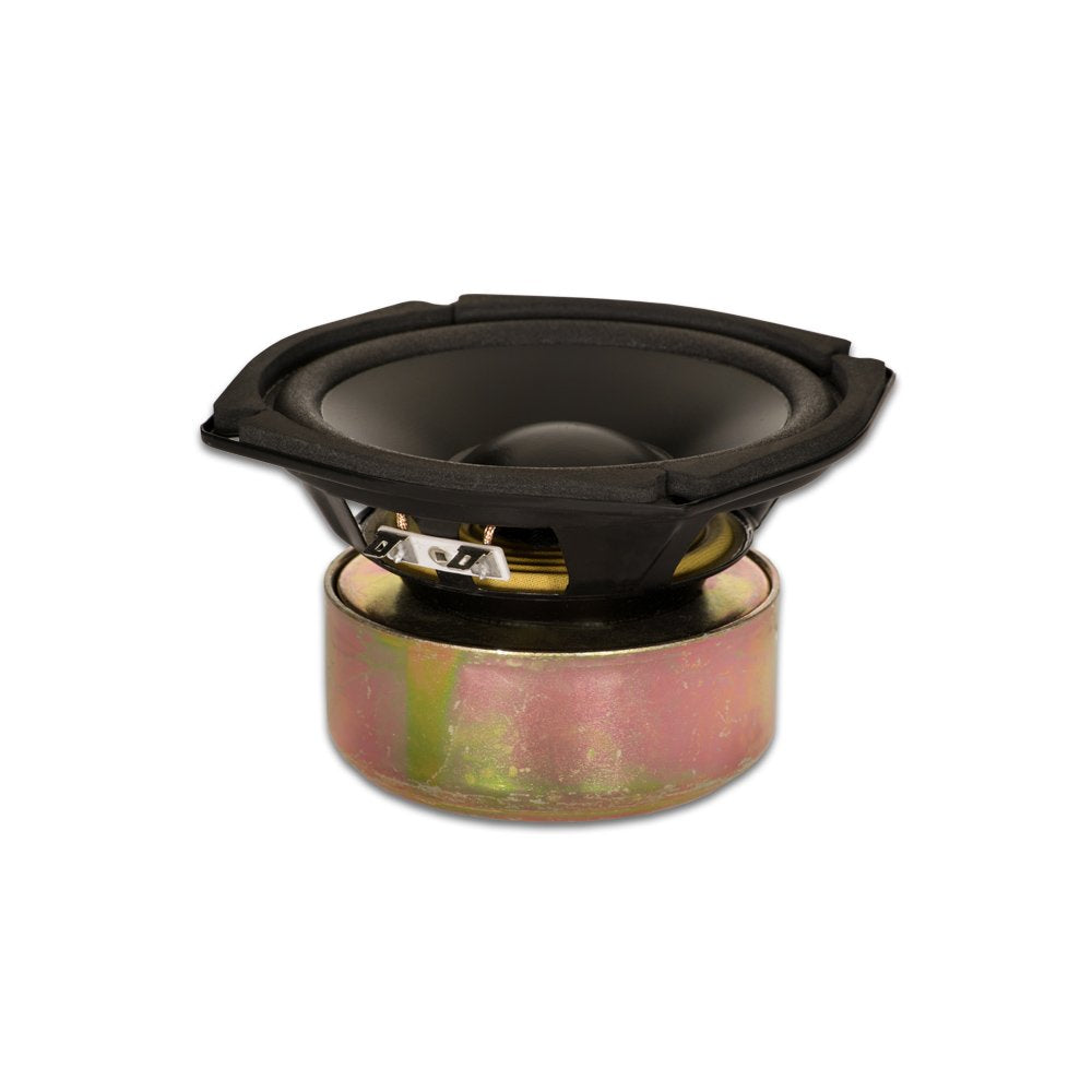 Goldwood Sound GW-205/4S Shielded 5.25 Woofer 130 Watt 4ohm Replacement Speaker,Black