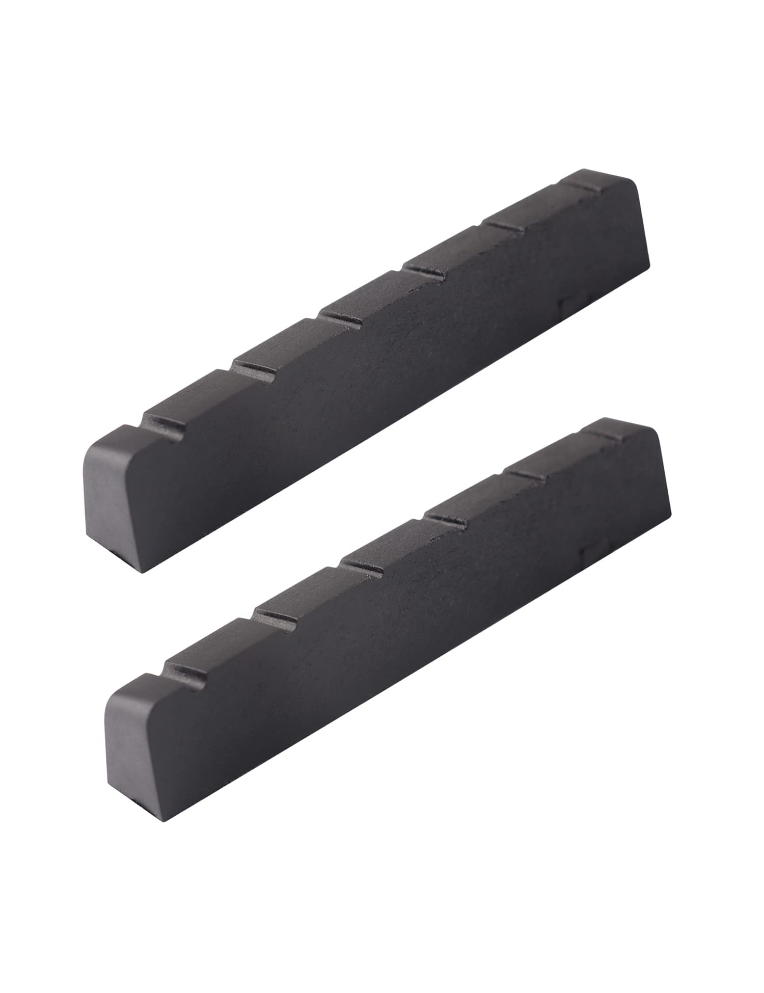 Metallor 6 String Graphite Guitar Nut Pre-Slotted Top Nut Compatible with Les Paul LP SG Style Electric Guitar or Acoustic Guita