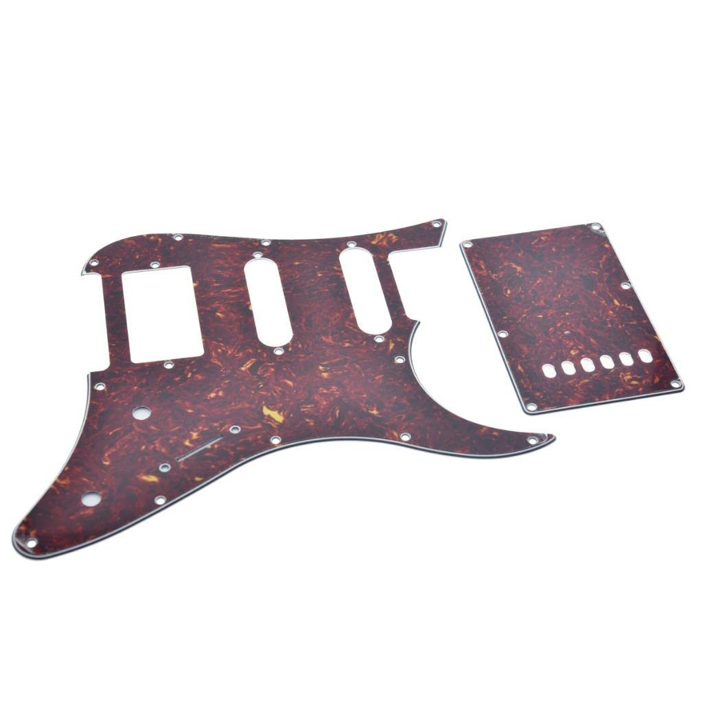 Kaish Guitar Hss Pickguard And Tremolo Trem Cover Back Plate Fits Yamaha Pacifica Guitar Vintage Tortoise
