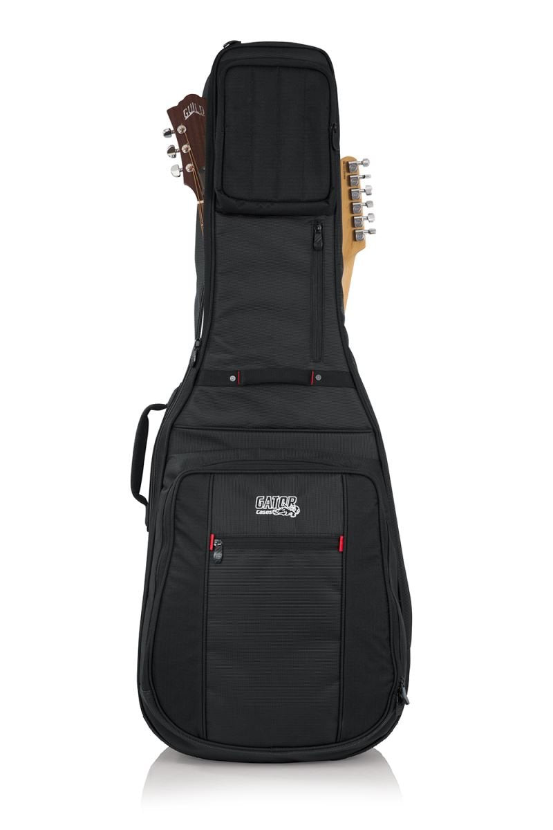 Gator Cases Pro-Go Ultimate Guitar Gig Bag Dual Compartment Fits Acoustic And Electric Guitars (G-Pg Acouelect)