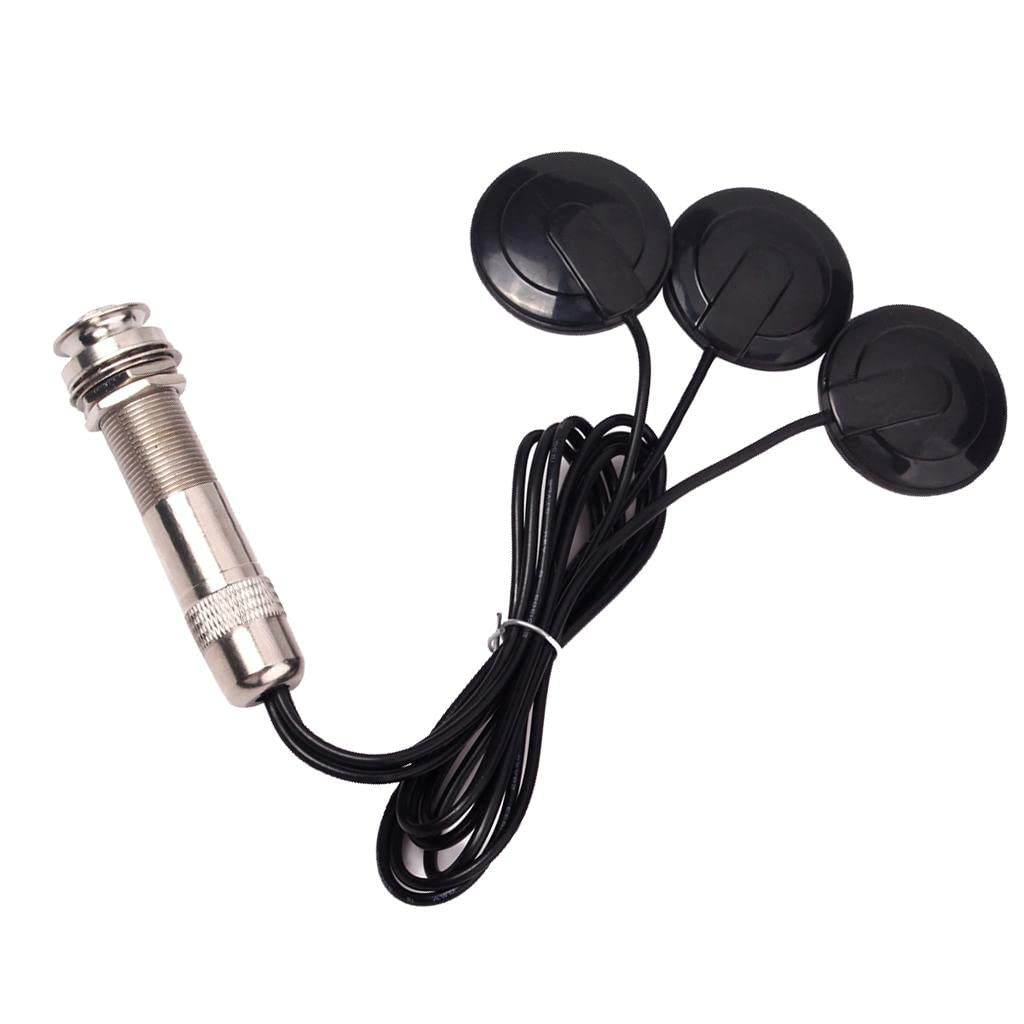 Club Bollywood6.35Mm Pickup Piezo 3 Transducer For Acoustic Guitar Ukulele Mandolin Violin| Guitars & Bes | Parts & Accessories 