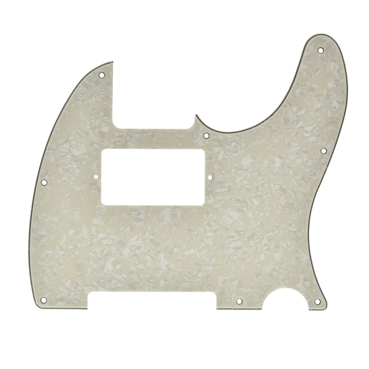 KAISH 8 Hole Tele Guitar Humbucker Pick Guard TL Pickguard for USA/Mexico Telecaster/Tele Aged Pearl