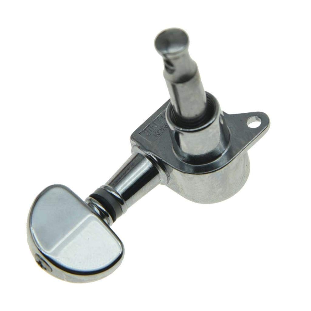 Wilkinson 3x3 ROTO Style Guitar Tuners Tuning Keys Pegs Guitar Machine Heads for Les Paul or Acoustic Guitars Chrome
