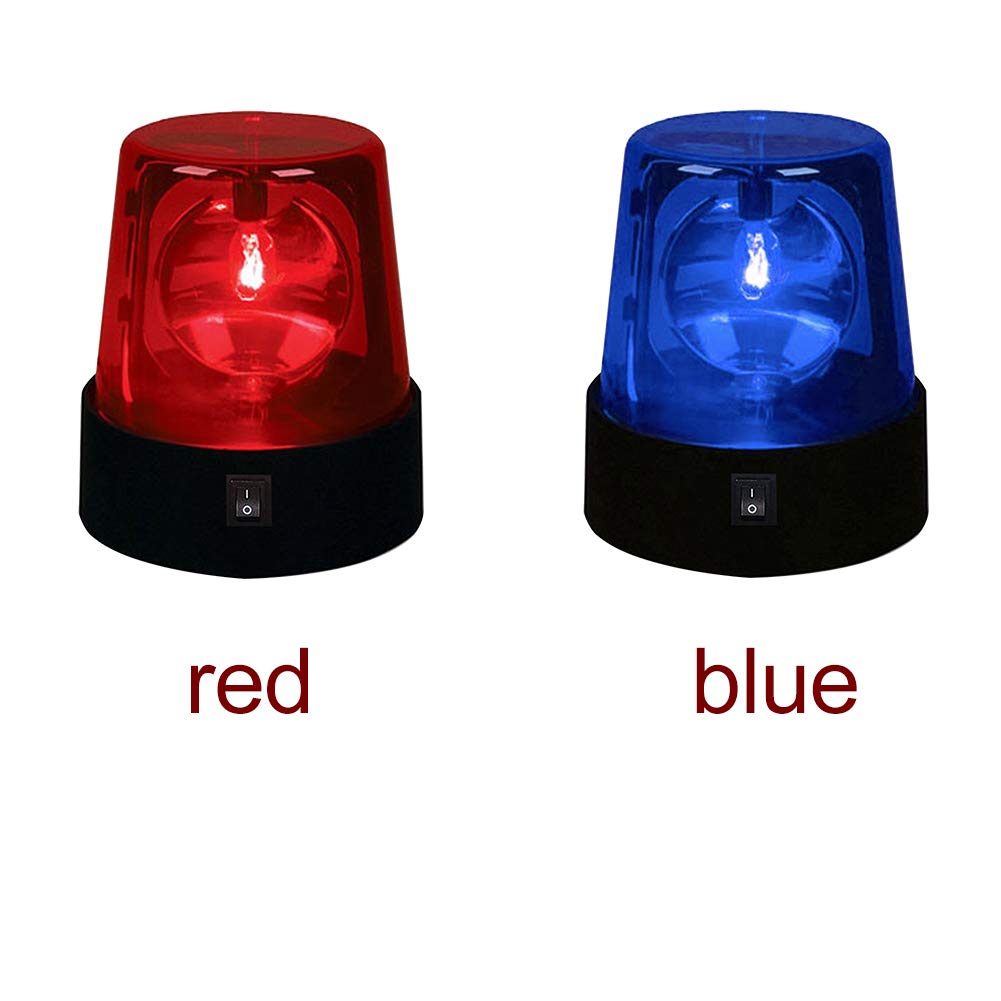LED Strobe Light, Disco Lights, Party Rotating Lamp DJ Flashing Stage Lights, 360 Degree Police Car Siren Strobe Light, for Home