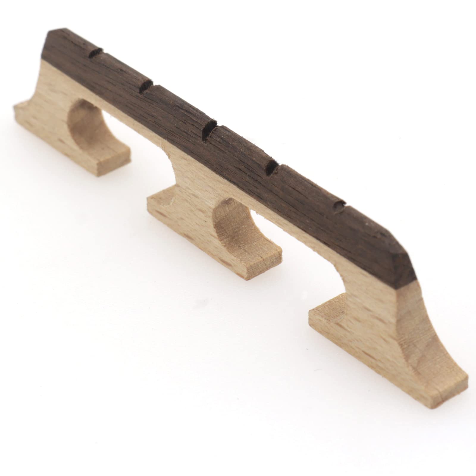 Cheerock 5-String Banjo Bridge, Ebony Maple Banjo Bridge Replacement Composite with Dual-Pivot Design for Enhanced Acoustic Perf