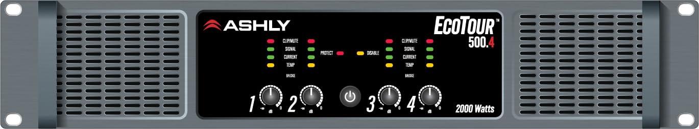 Ashly EcoTour 500.4 Professional Touring Power Amplifier