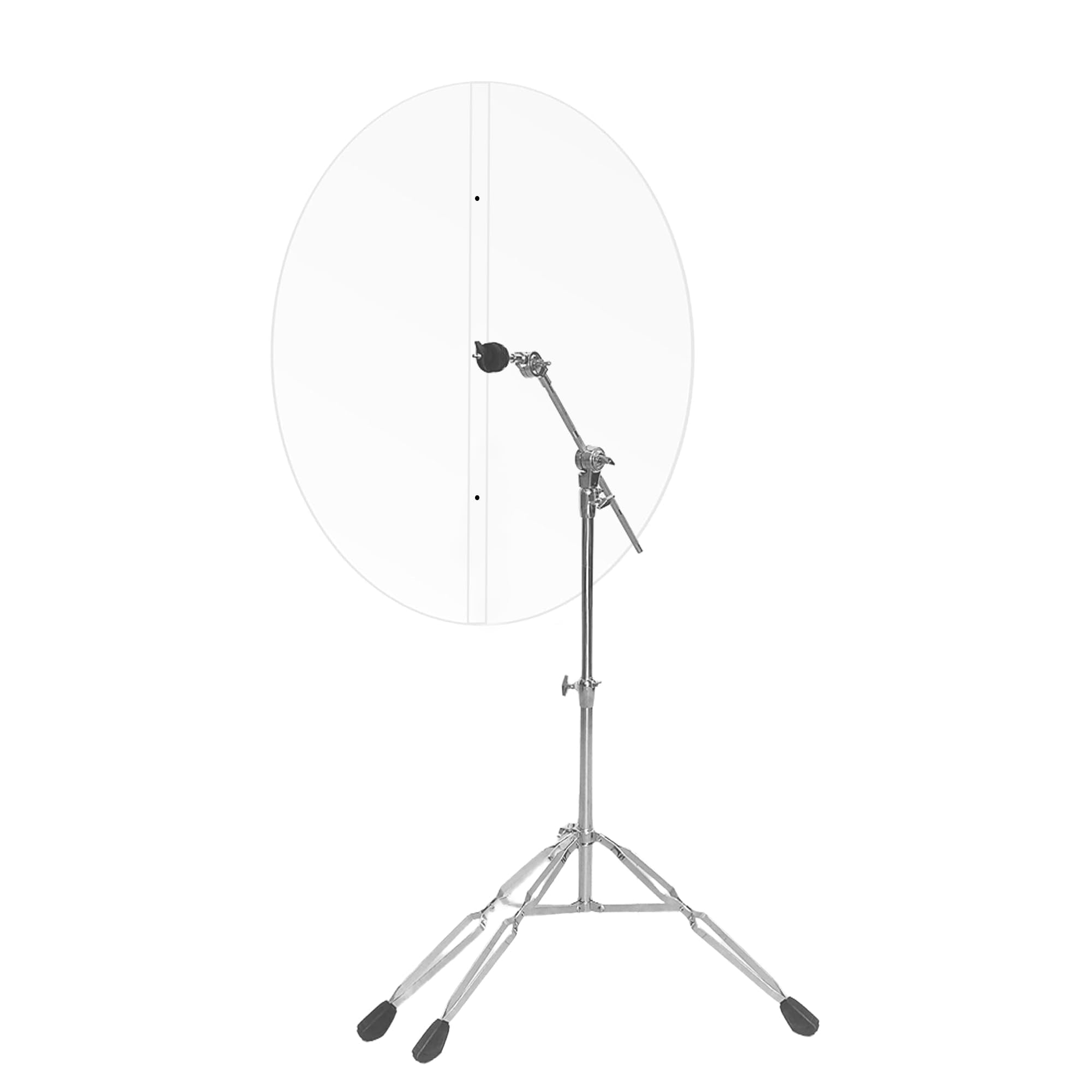 YSBLHCT Drum Shield, 30 Round Clear, 3-Pack. Unique for Live Recording. Muffles & Boosts Performance. Mounts on All Cymbal Stand