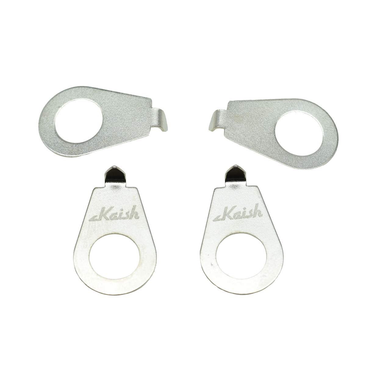 Set Of 4 Chrome Lp Guitar Knobs Pointer Plate 8.5Mm Knob Indicator For Epi Lp Les Paul Or Metric Pots