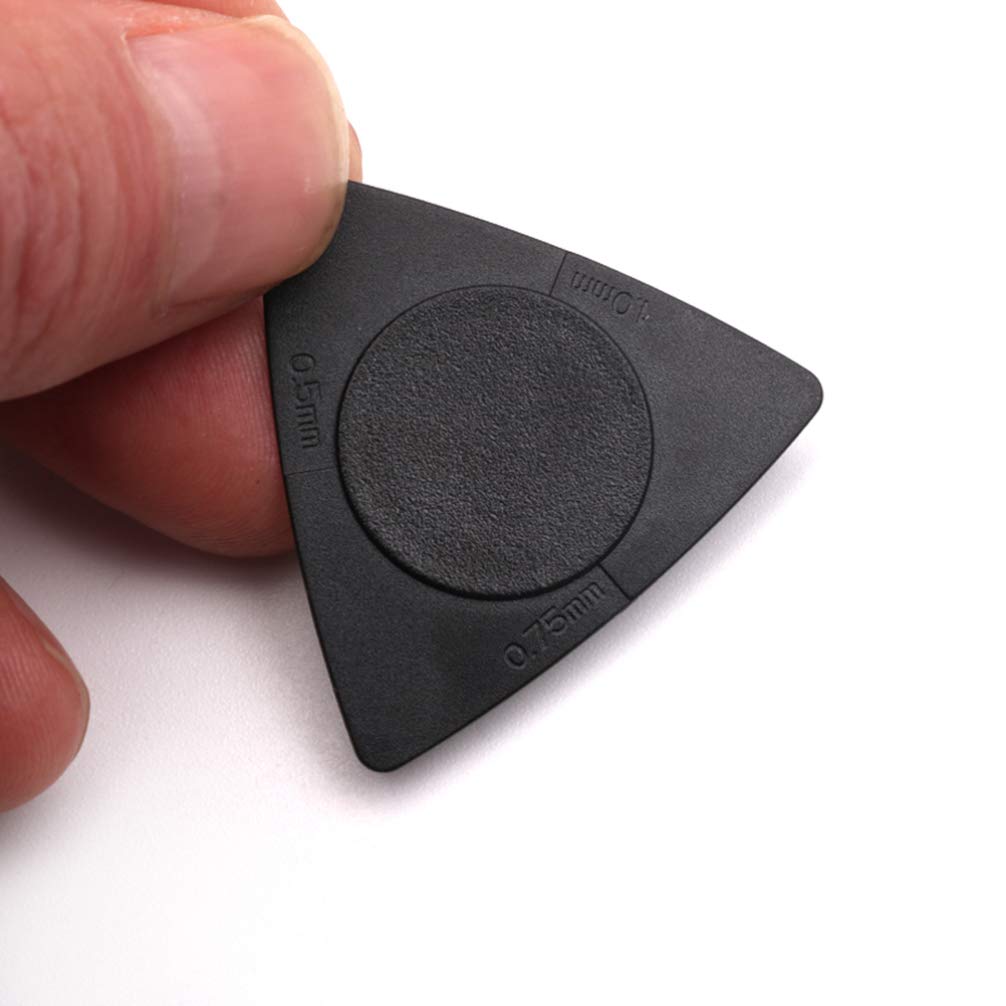 Milisten 20pcs Guitar Pick Non-slip Grip Folk Guitar Picks Sticked Triangle Guitar Picks Anti-slip Style