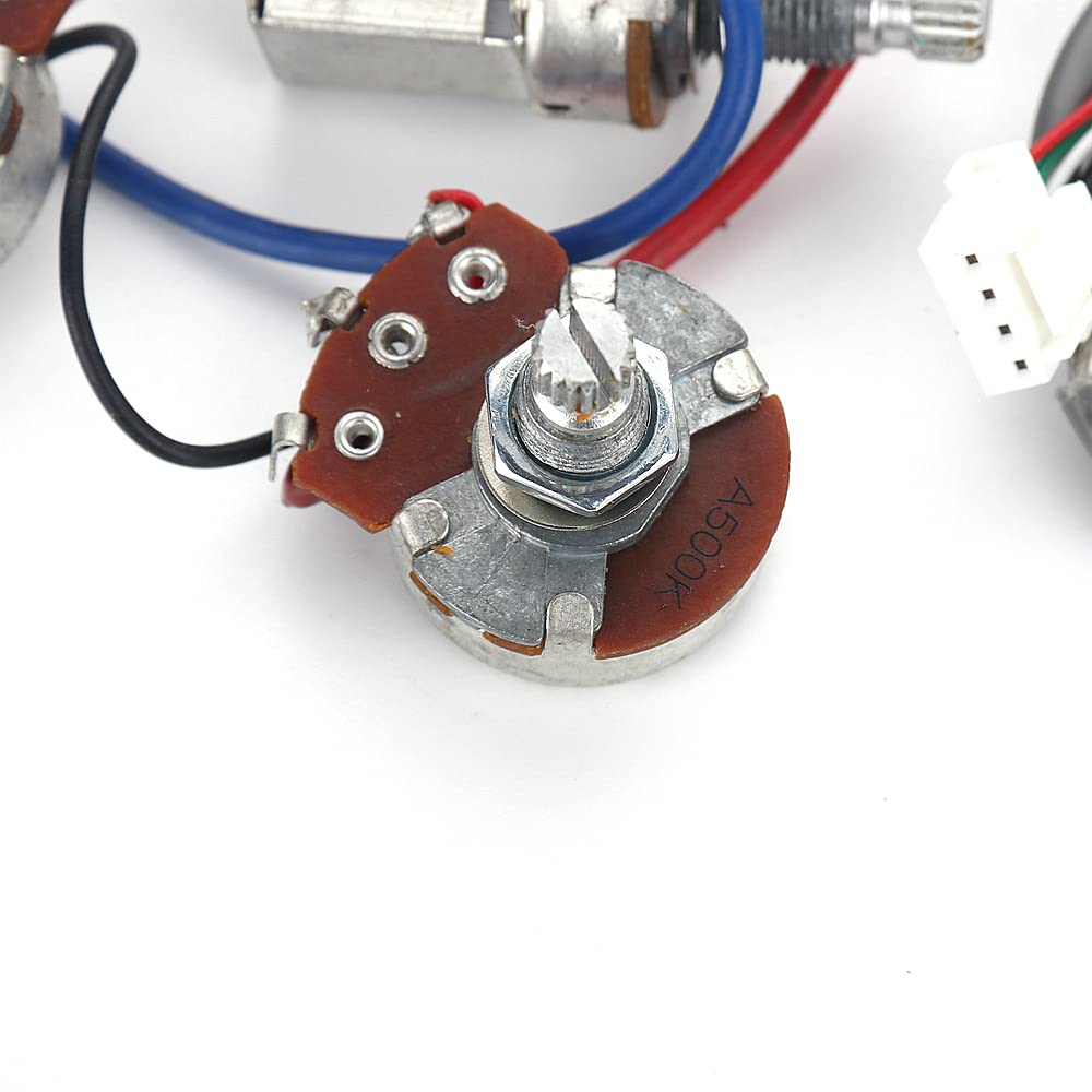 XIYANGJUAN Electric Guitar Wiring Harness Pickup Pro Wiring Harness Push Pull Pots/w 3 Way Switches for LP SG Style Guitar
