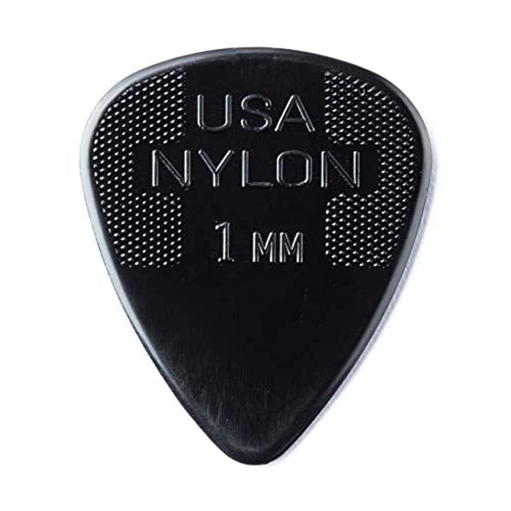 Jim Dunlop 44P100 1.0Mm Nylon Standard Guitar Picks, 12-Pack