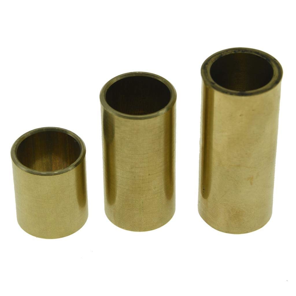 KAISH Guitar Knuckle Slide Guitar Brass Finger Slides with 28mm Length