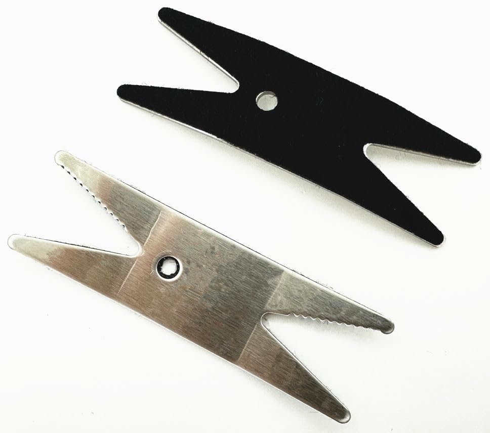 Jiayouy Stainless Steel Multi Spanner Wrench With Microfiber Suede Backing For Guitar Toggle Switch Knob Tuner