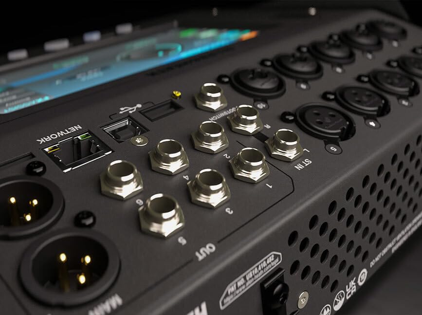 Allen & Heath CQ-12T Digital Mixer with 7'' Touchscreen and Bluetooth Connectivity