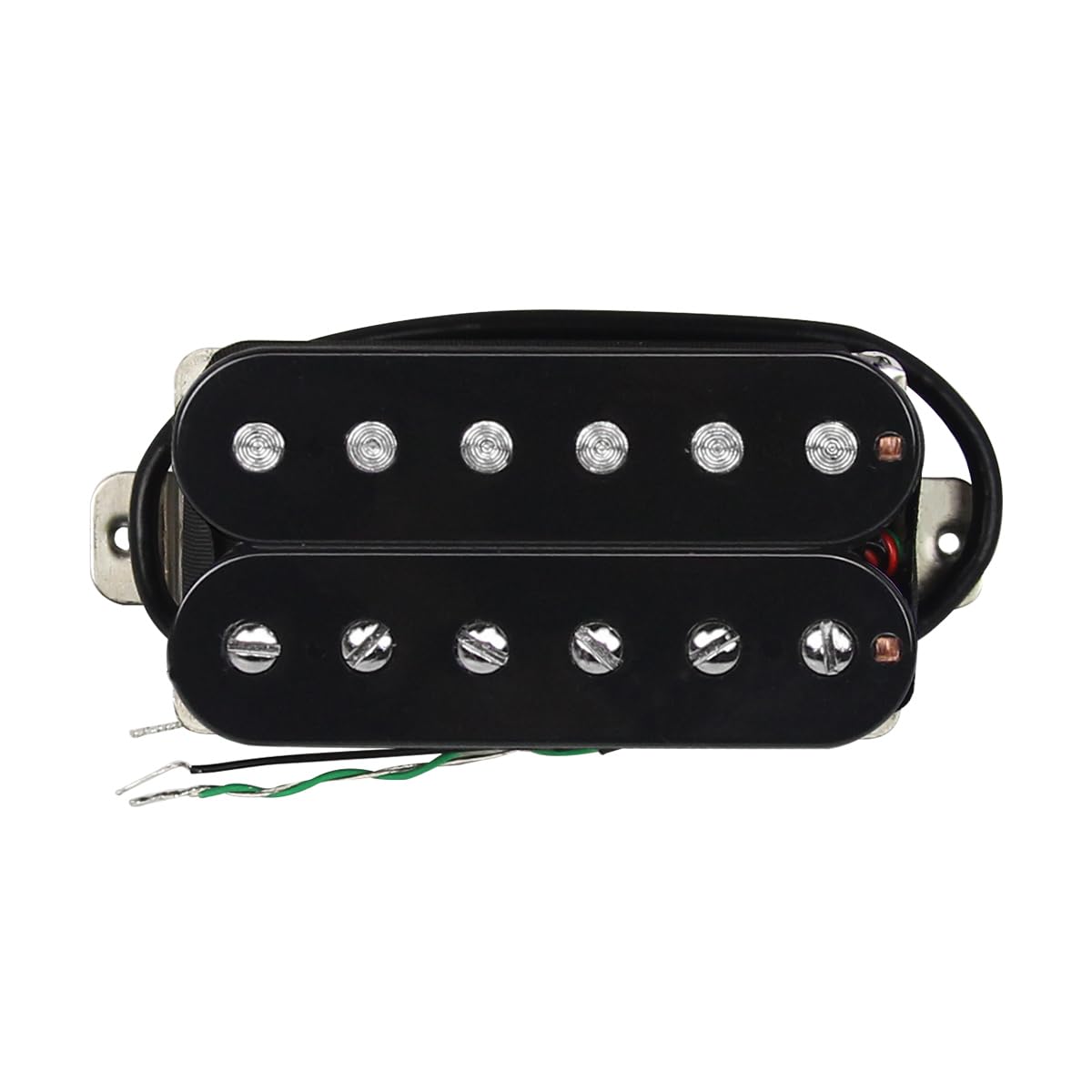 FLEOR Electric Guitar Pickup Double Coil Humbucker Pickups 52mm Ceramic Bridge Pickup-Black