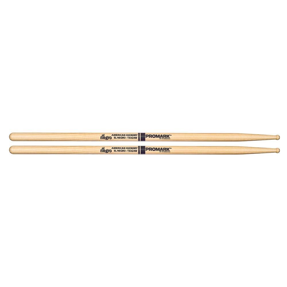 Promark TX424W Hickory Horacio El Negro Hernandez Wood Tip drumsticks