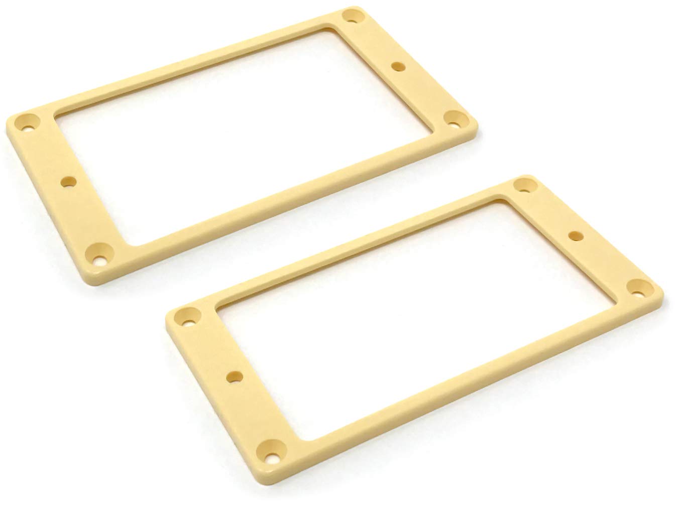 Vintage Forge Cream Humbucker Pickup Mounting Ring For Import Guitars 1/8 Inch (89Mm X 45Mm X 3Mm) 2-Pack Flat Bottom Hr3300F-Cr