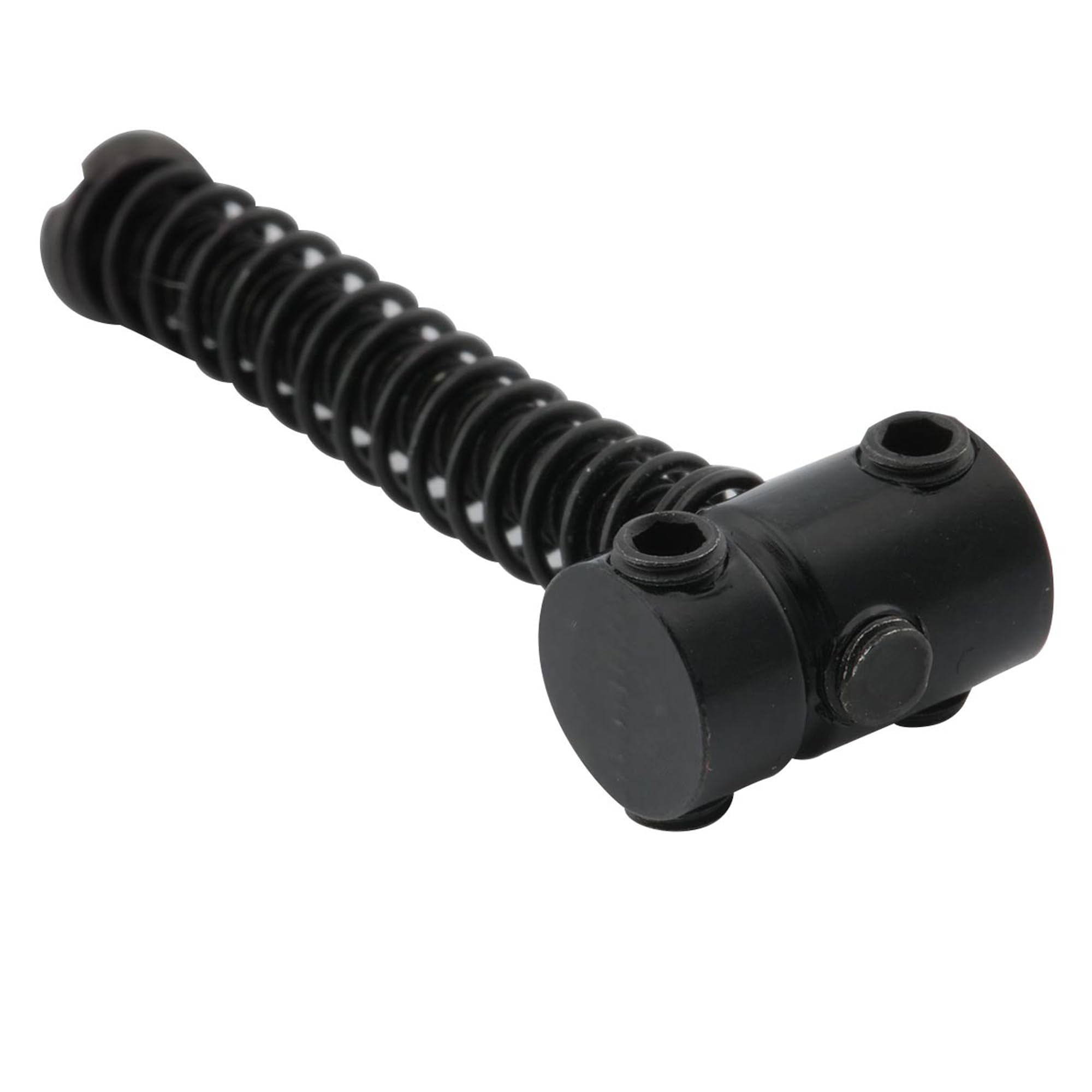 Musiclily Pro 10.8mm Small Barrel Steel Saddles Round Bridge Saddles for Fender Squier Telecaster Tele Style Electric Guitar, Bl