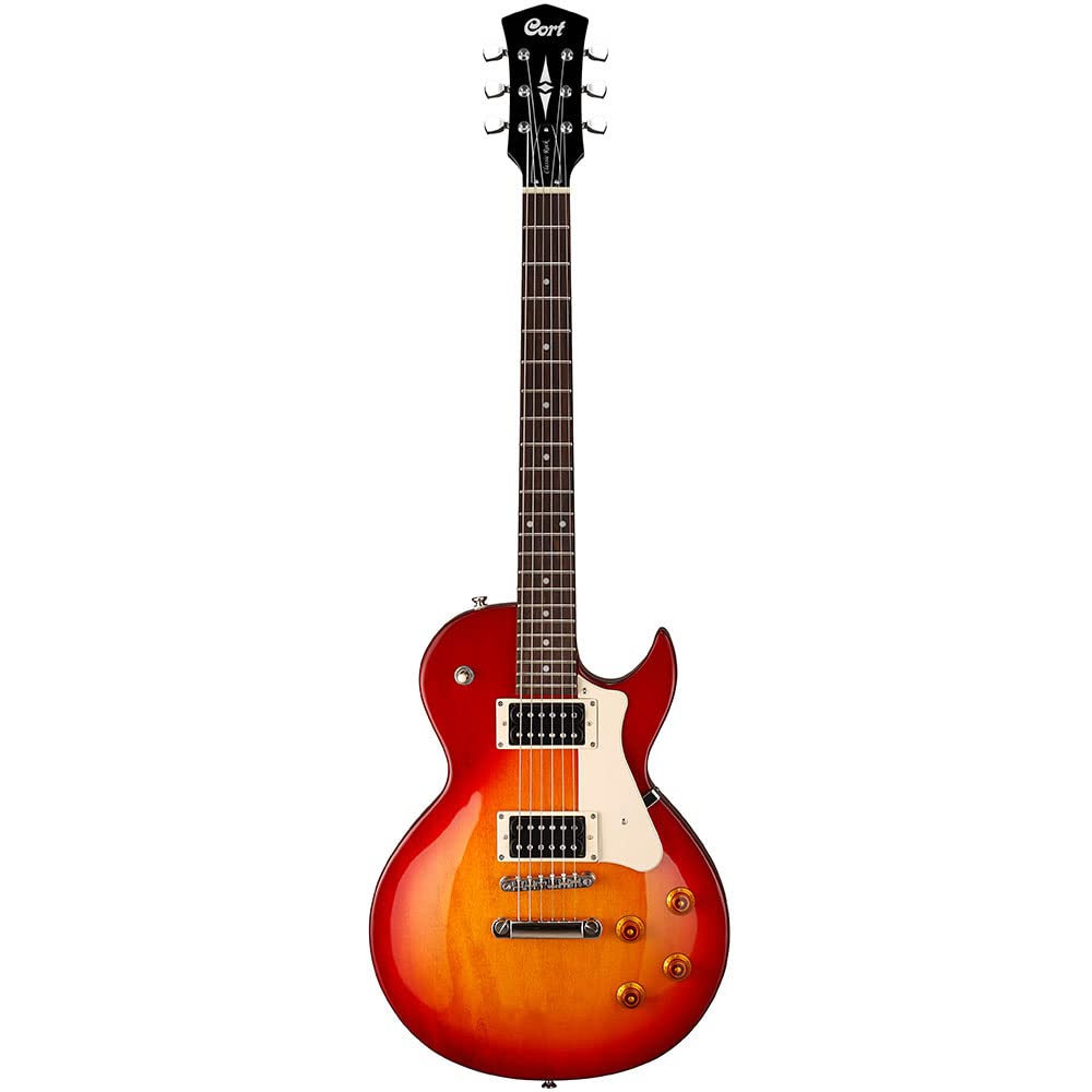 Cort Electric Guitar Cr100 Cherry Mahogany Electric Guitars Red Sunbust Cr100 Crs