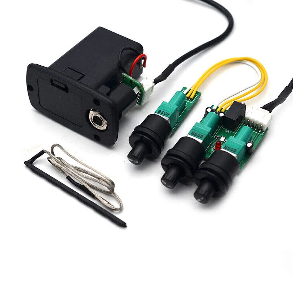 3-Bands Active Equalizer Preamp Piezo Pickup For Taylor Acoustic Guitar Pickups