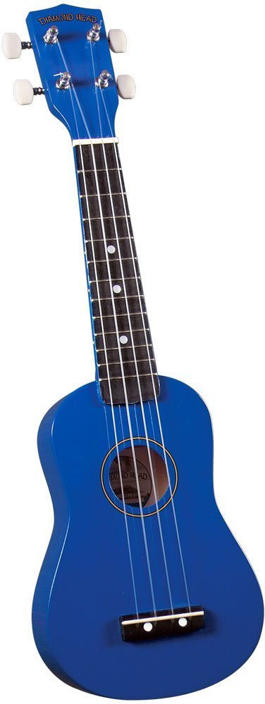 Diamond Head DU-107 Rainbow Soprano Ukulele - Blue
