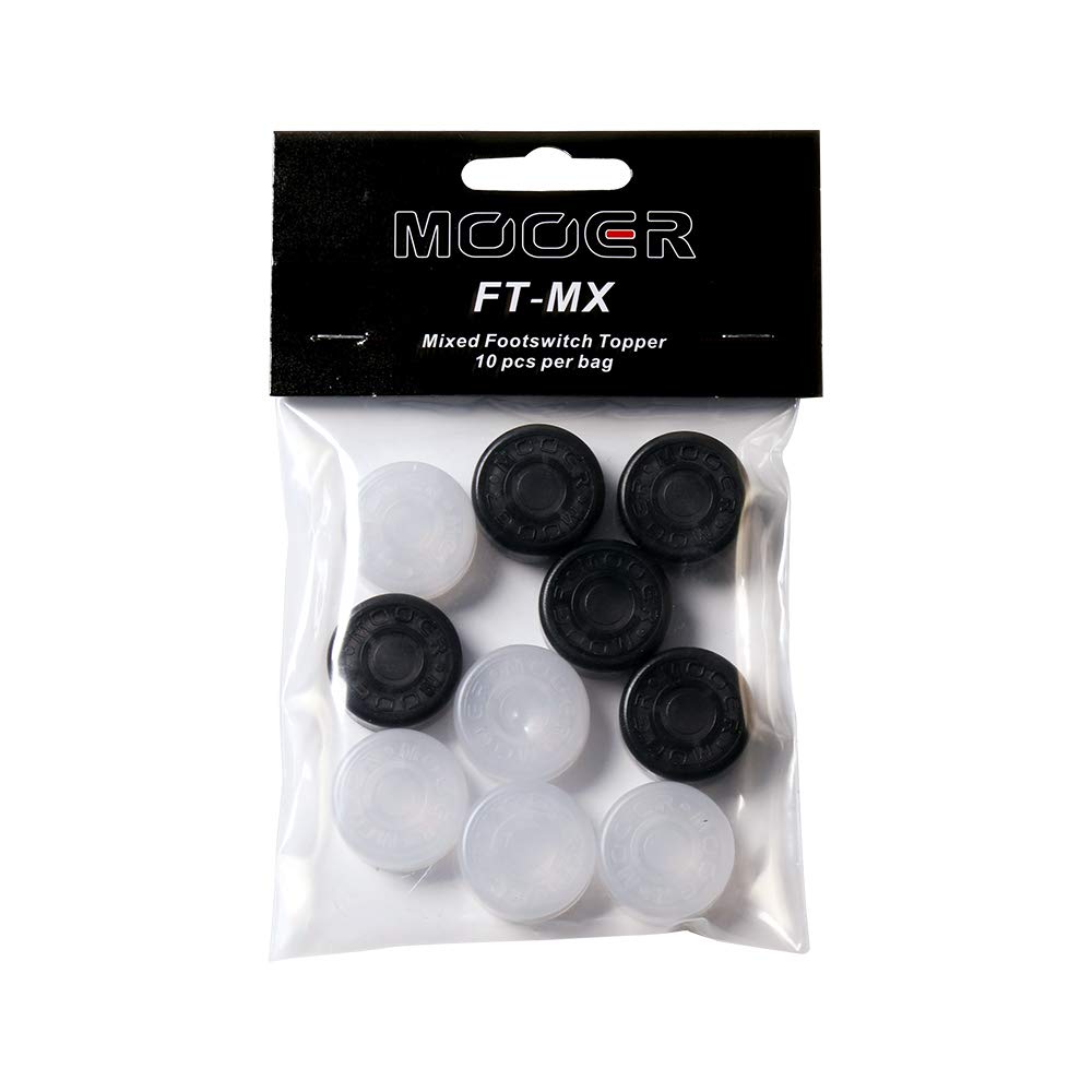 Mooer Black&White Guitar Effects Pedal Footswitch Toppers