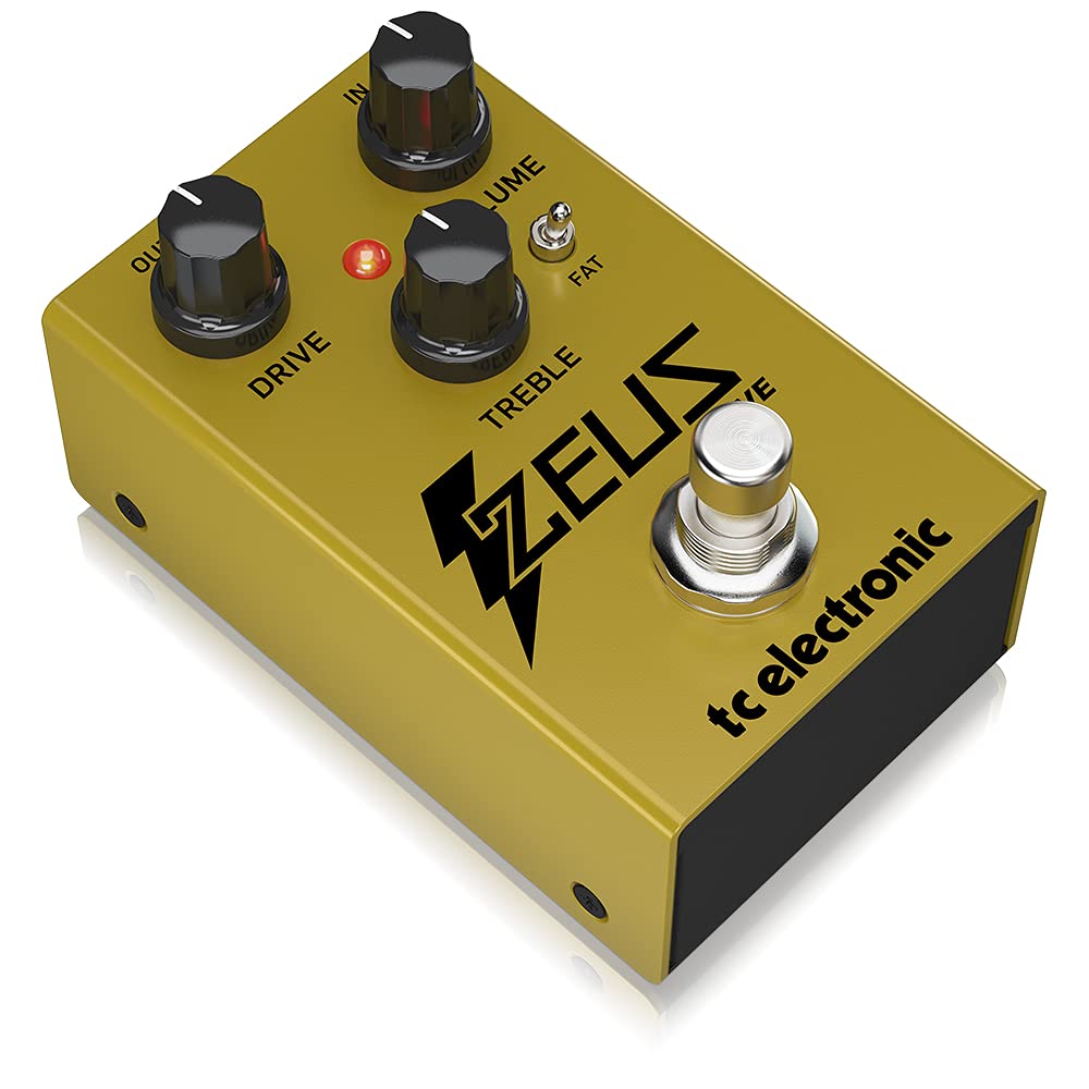 TC Electronic ZEUS DRIVE OVERDRIVE Legendary Dynamic Overdrive Boost Pedal with FAT Mod Switch and Optional Buffered Bypass